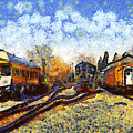 Van Gogh.s Train Station 7D11513
