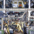 Remastered Art Detroit Industry South Wall Murals by Diego River
